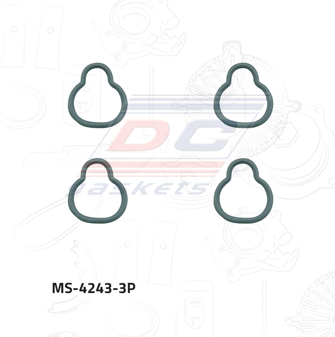 Empaque Multiple Admision Dc Gaskets MS-4243-3P