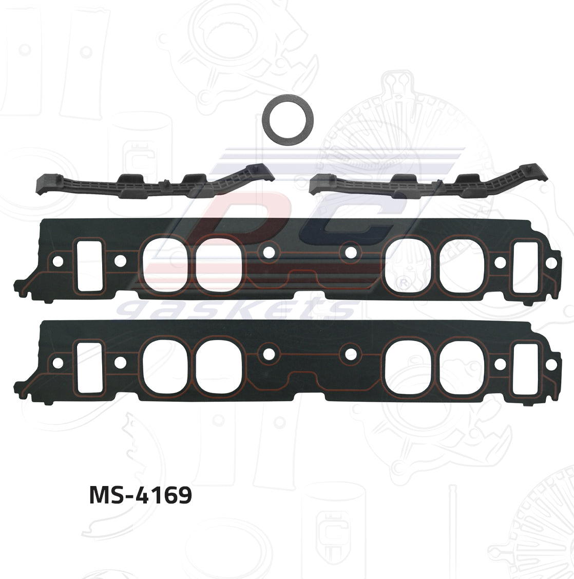 Empaque Multiple Admision Dc Gaskets MS-4169