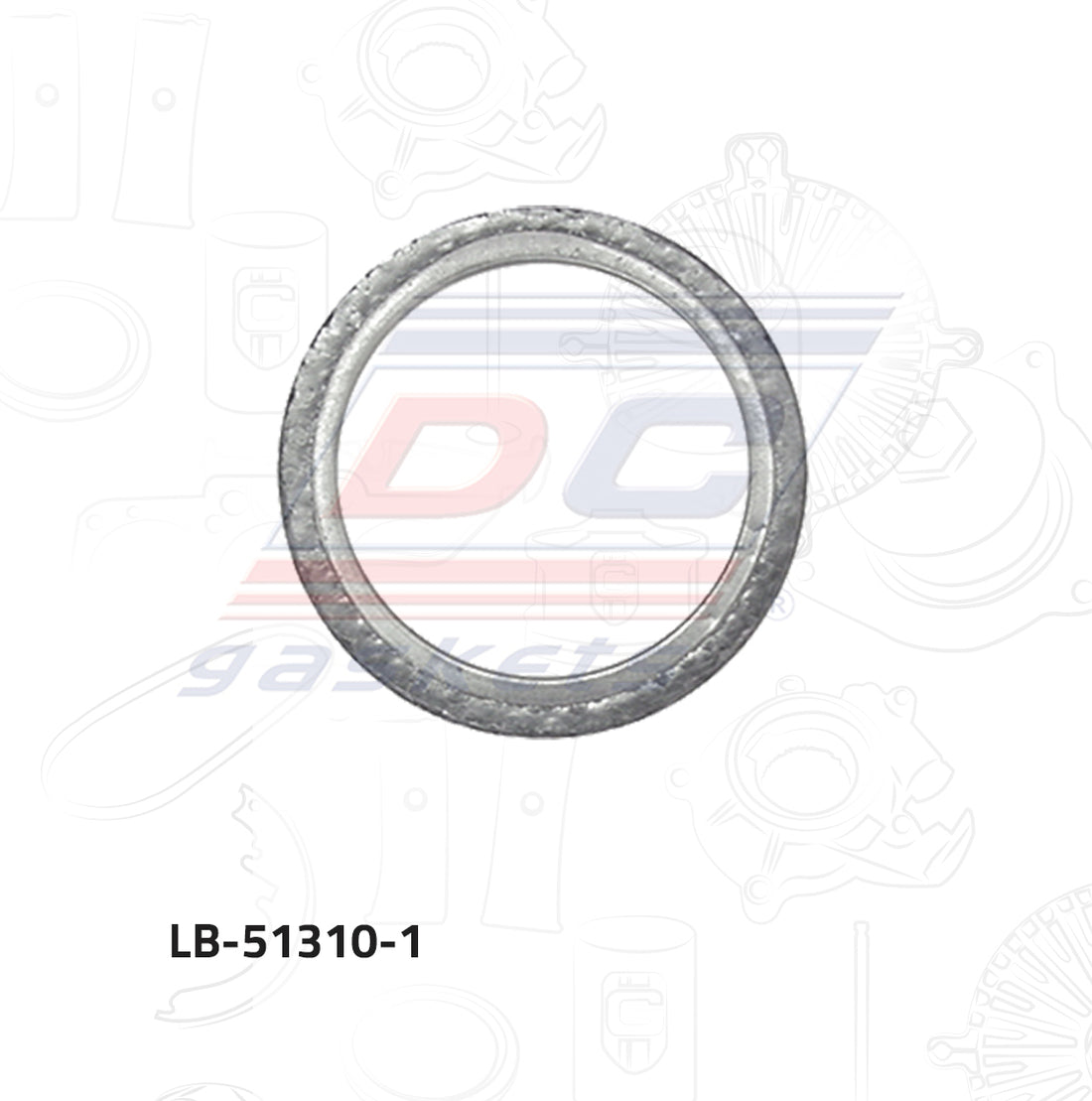 Empaque de múltiple Escape LB-051310-1 DC GASKETS