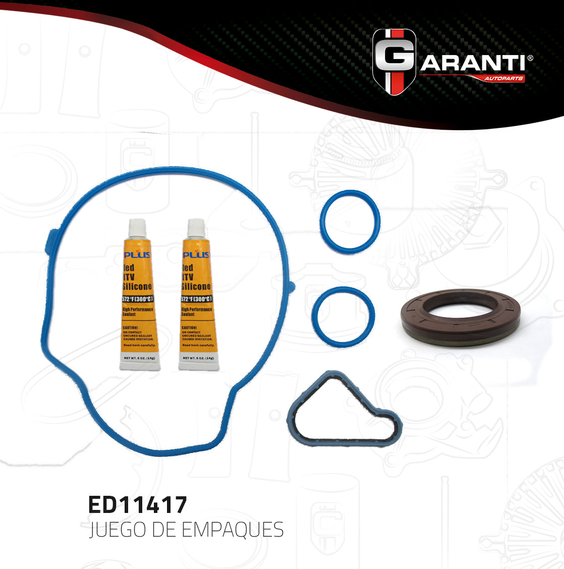 Empaque Tapa Distribucion Garanti ED11417