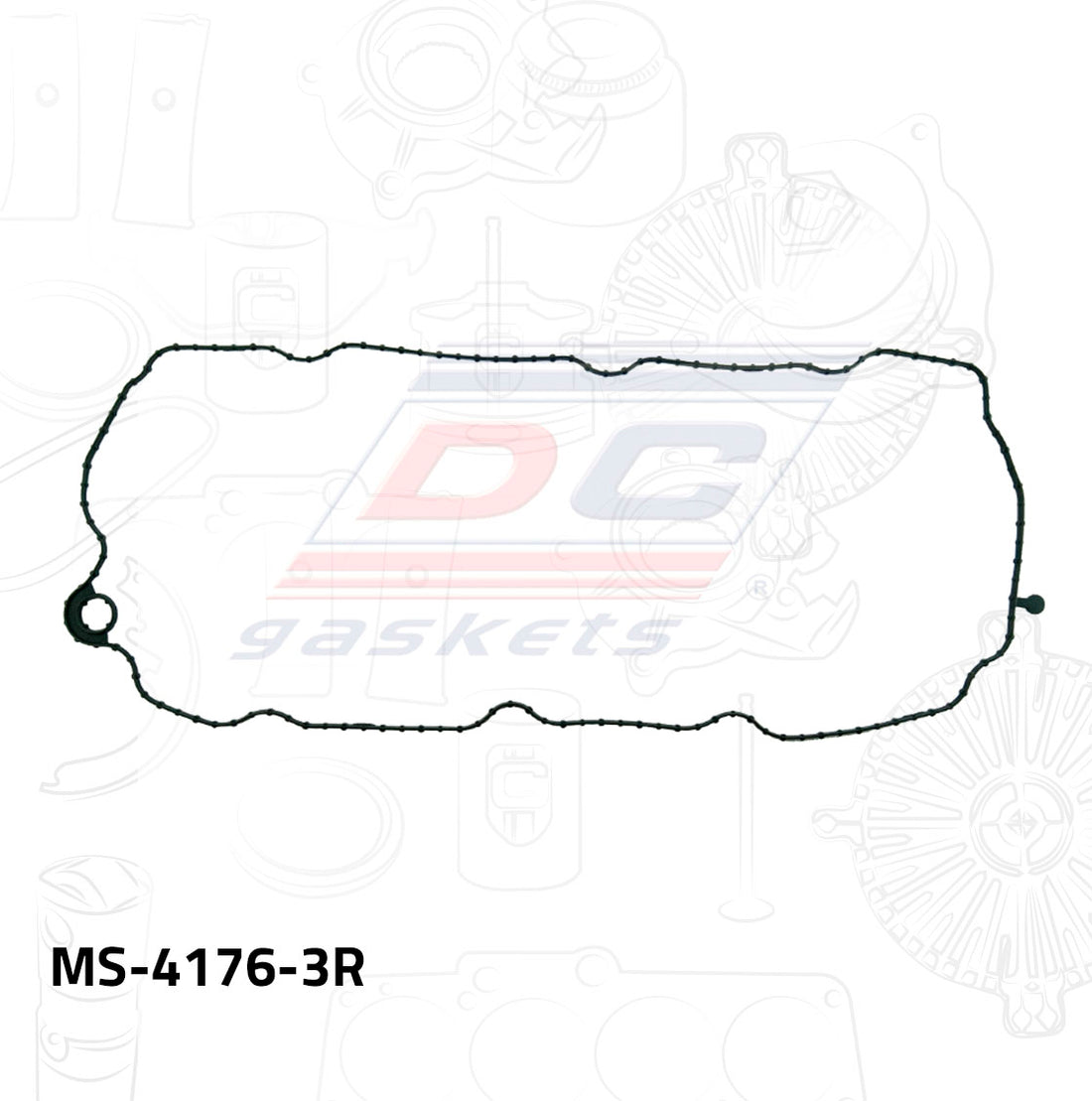 Empaque de múltiple Escape MS-004176-3R DC GASKETS