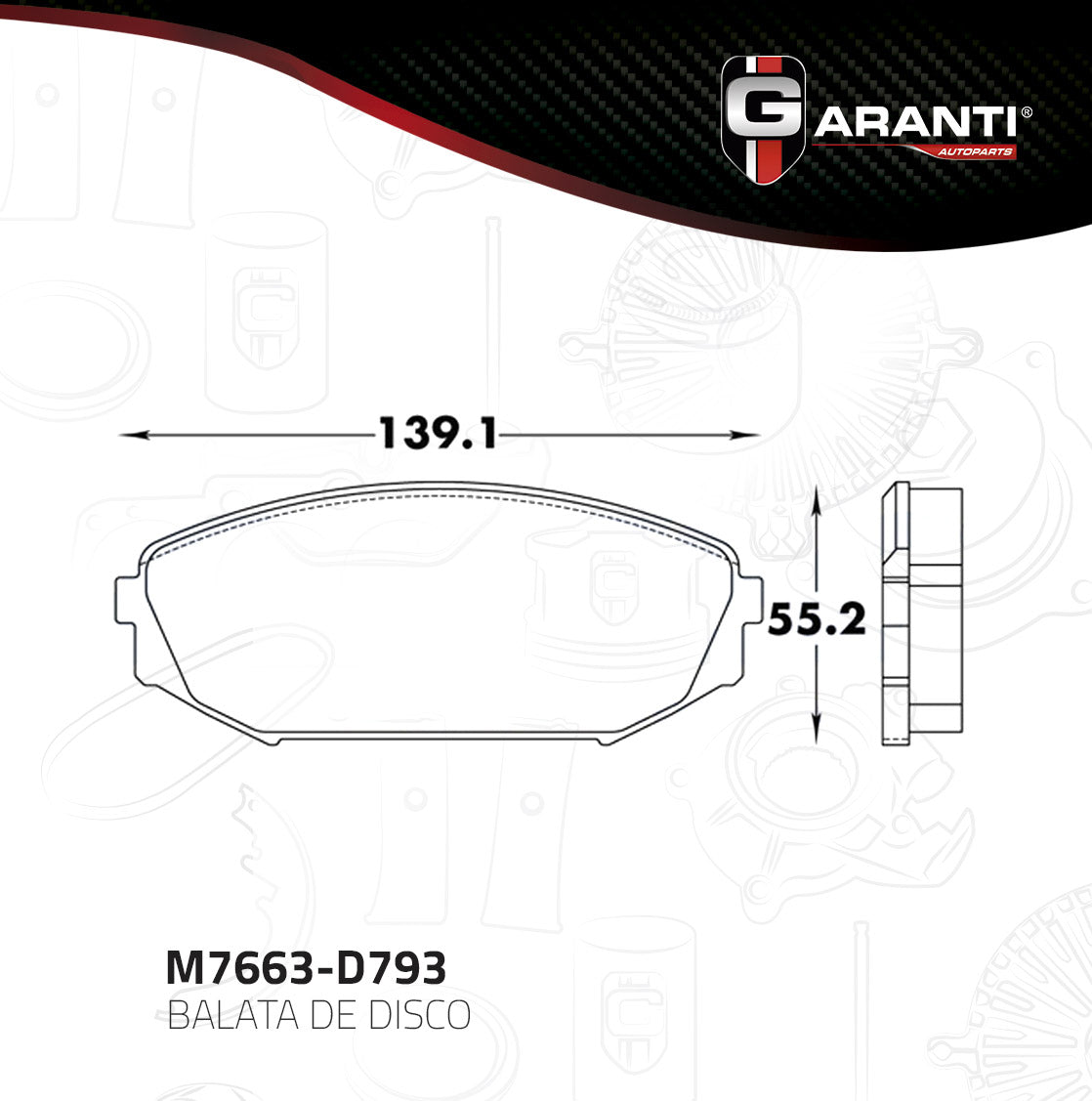 Balata Garanti M7663-D793