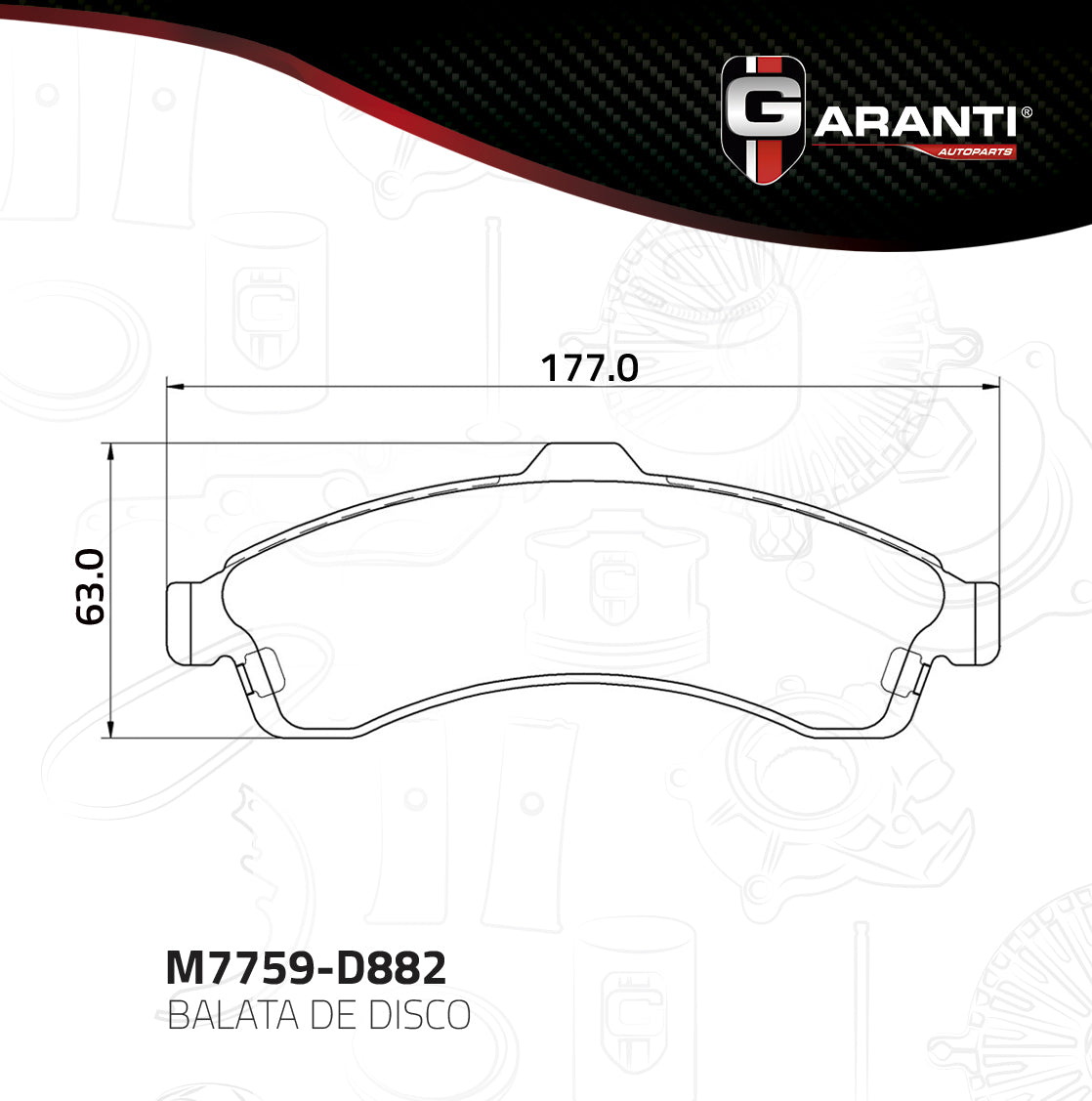 Balata Garanti M7759-D882