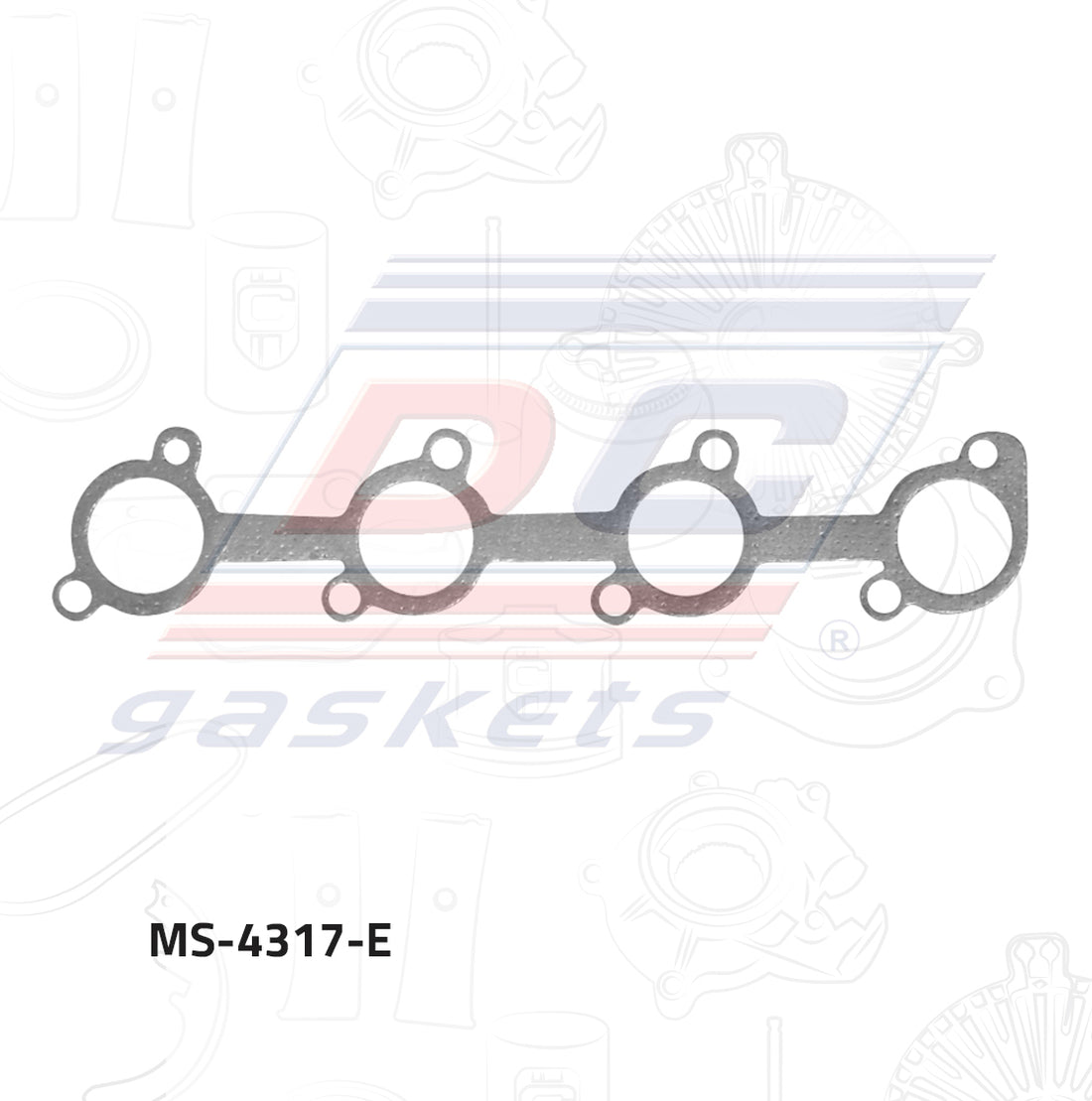 Empaque de múltiple MS-004317-E DC GASKETS