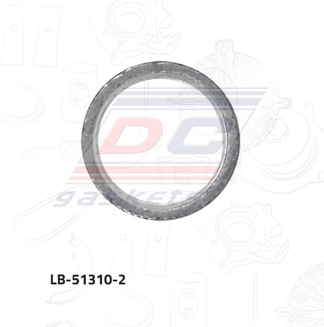 Empaque de múltiple Escape LB-051310-2 DC GASKETS