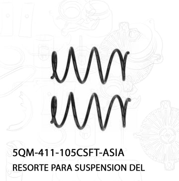 Resorte amortiguador 5QM-411-105CSFT (SAFETY)