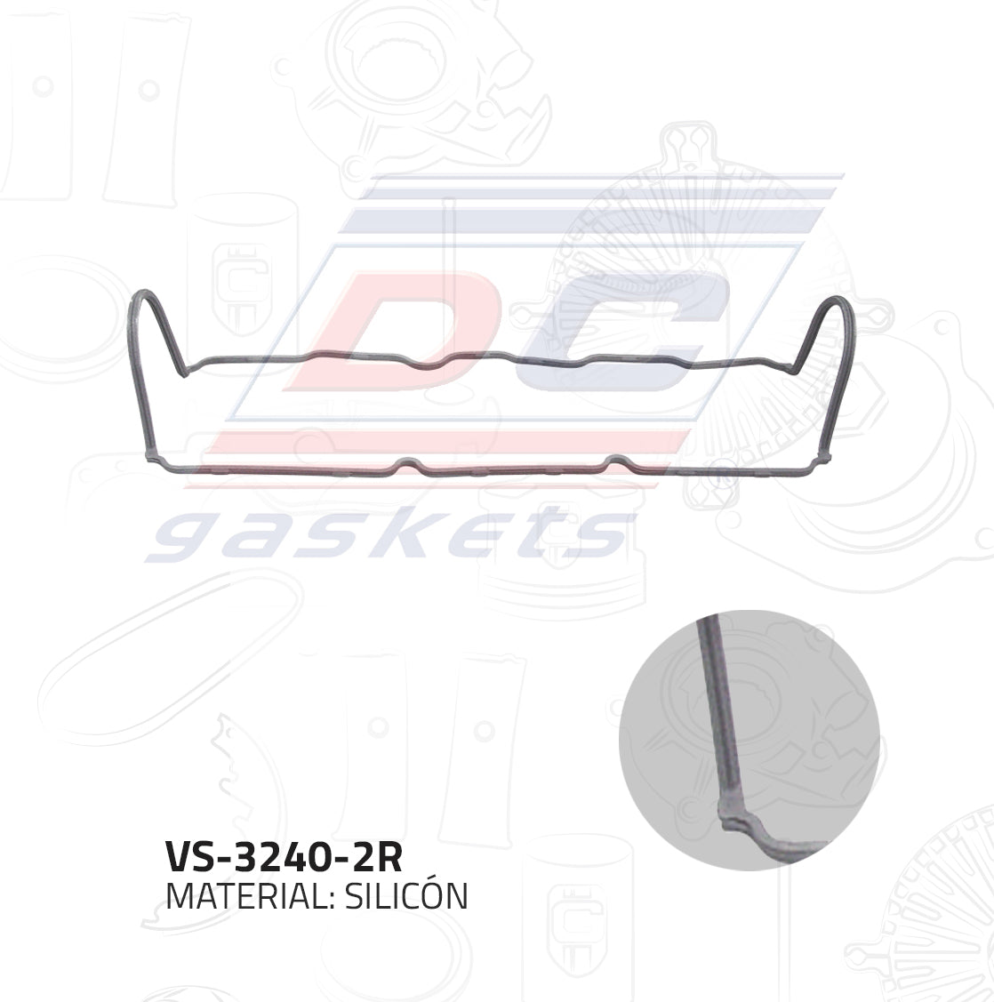 Empaque Punterias Dc_Gaskets VS-3240-2R