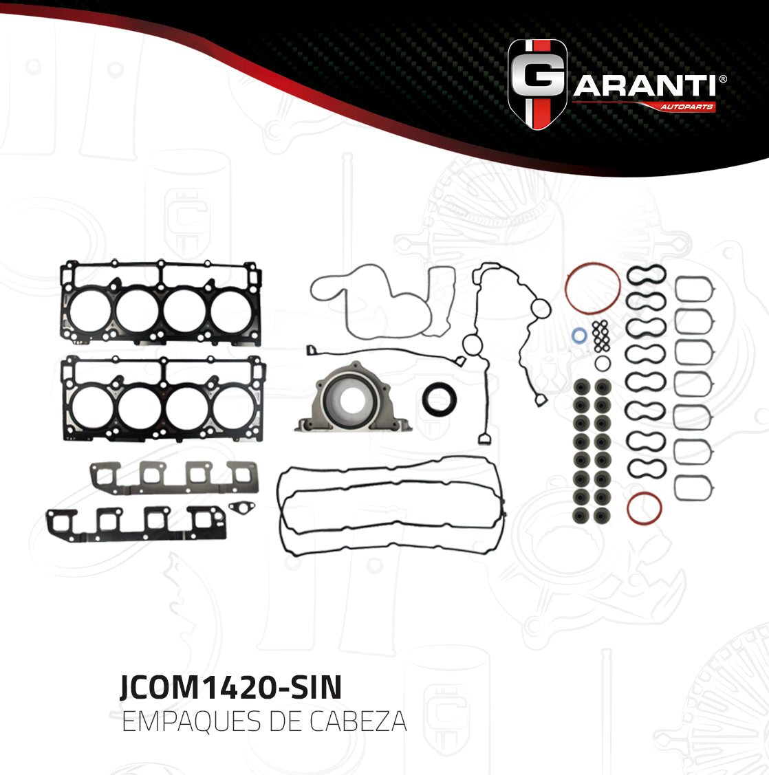 Juego Empaques Garanti JCOM1420-SIN