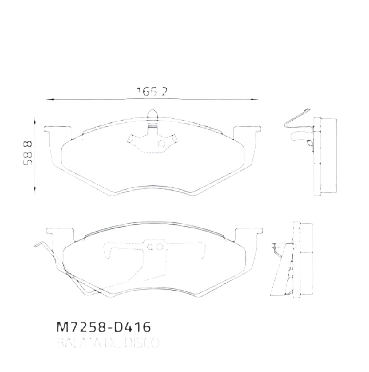 Balata Garanti M7258-D416