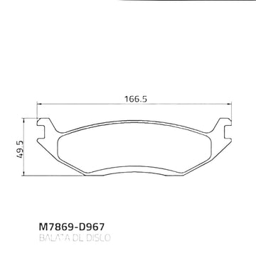 Balata Garanti M7869-D967