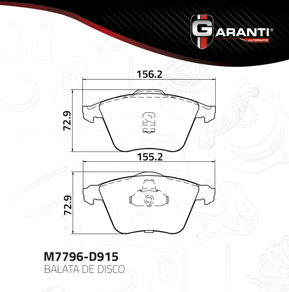 Balata Garanti M7796-D915