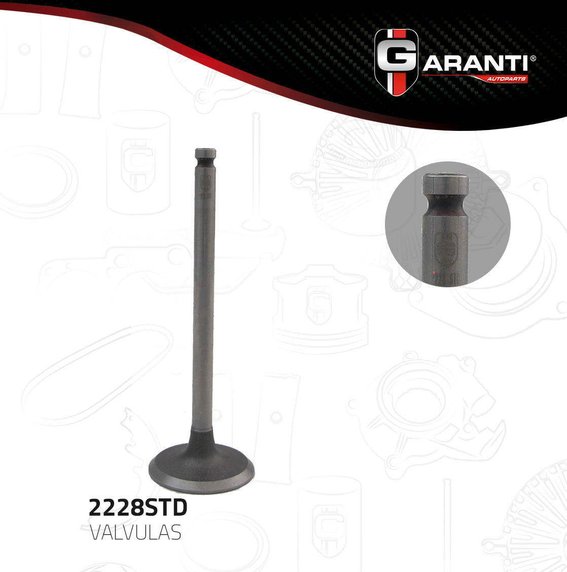 Valvula Admision Garanti 2228STD