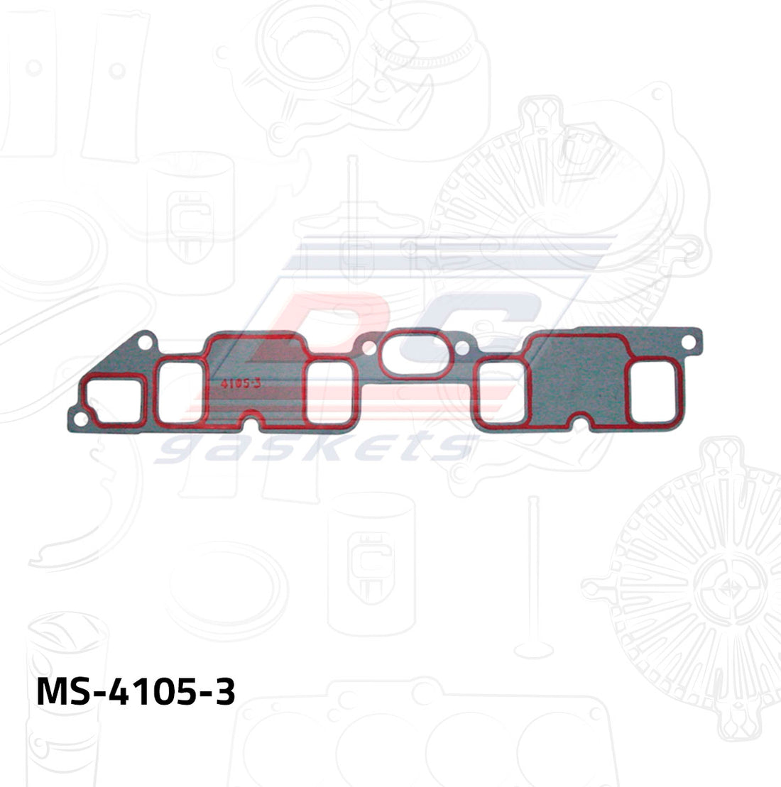 Empaque de múltiple admisión MS-004105-3 DC GASKETS
