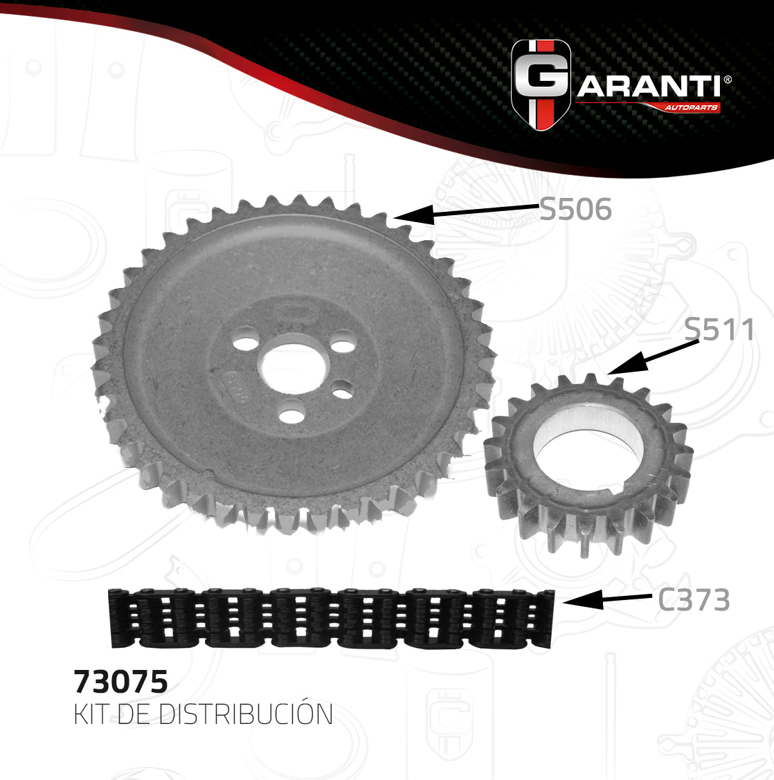 Kit Distribucion Garanti 73075