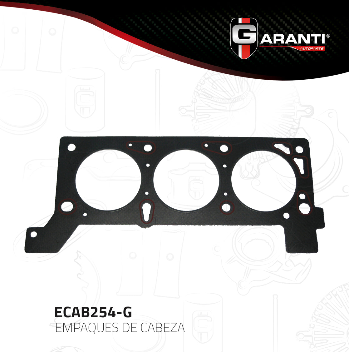 Empaque Cabeza Garanti ECAB254-G