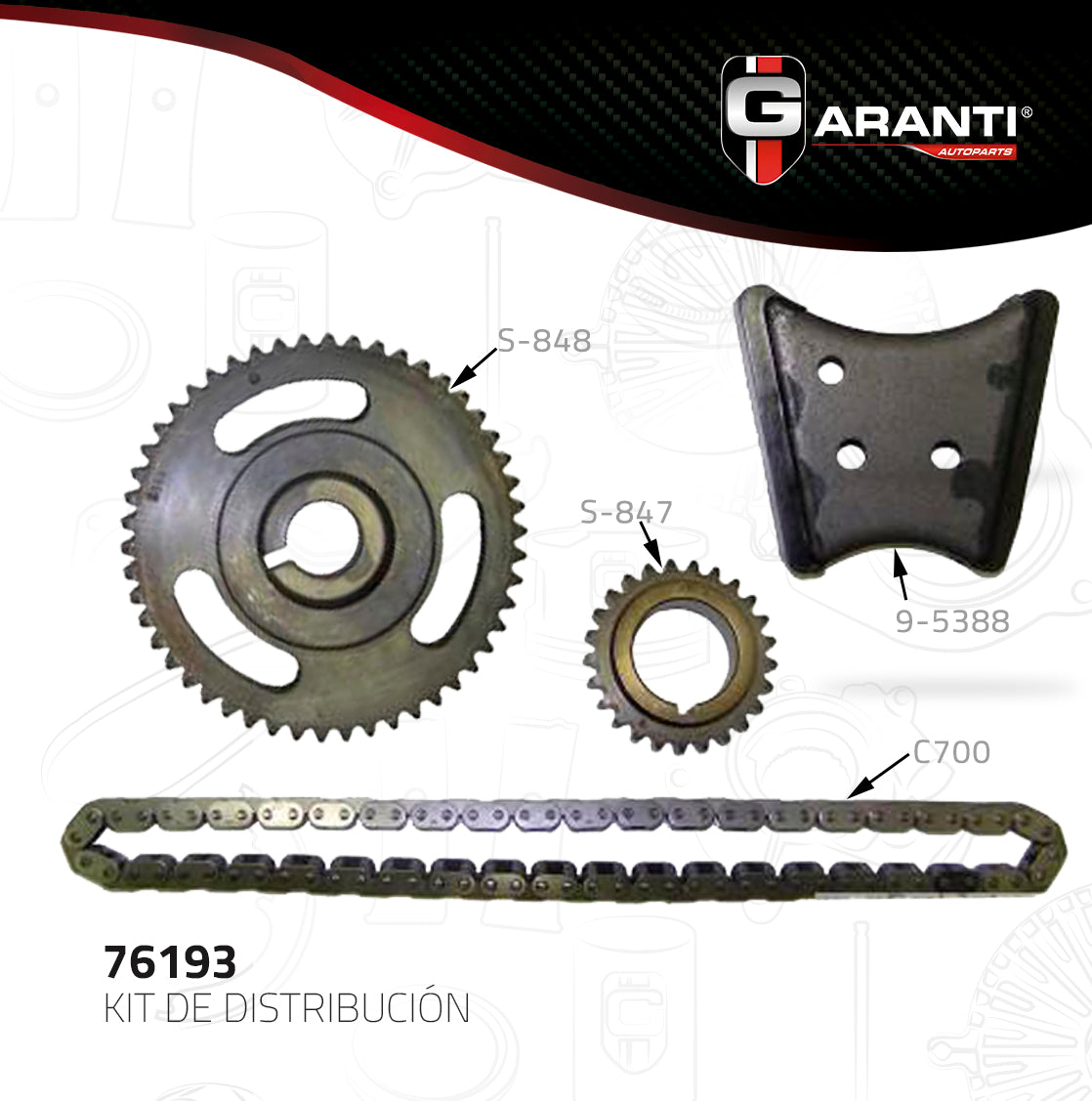 Kit Distribucion Garanti 76193