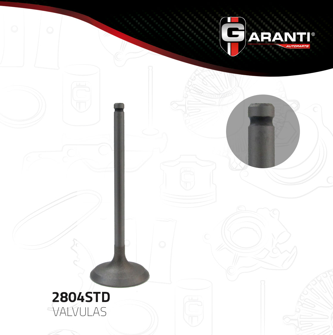 Valvula Admision Garanti 2804STD