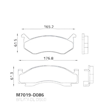 Balata Garanti M7019-D086