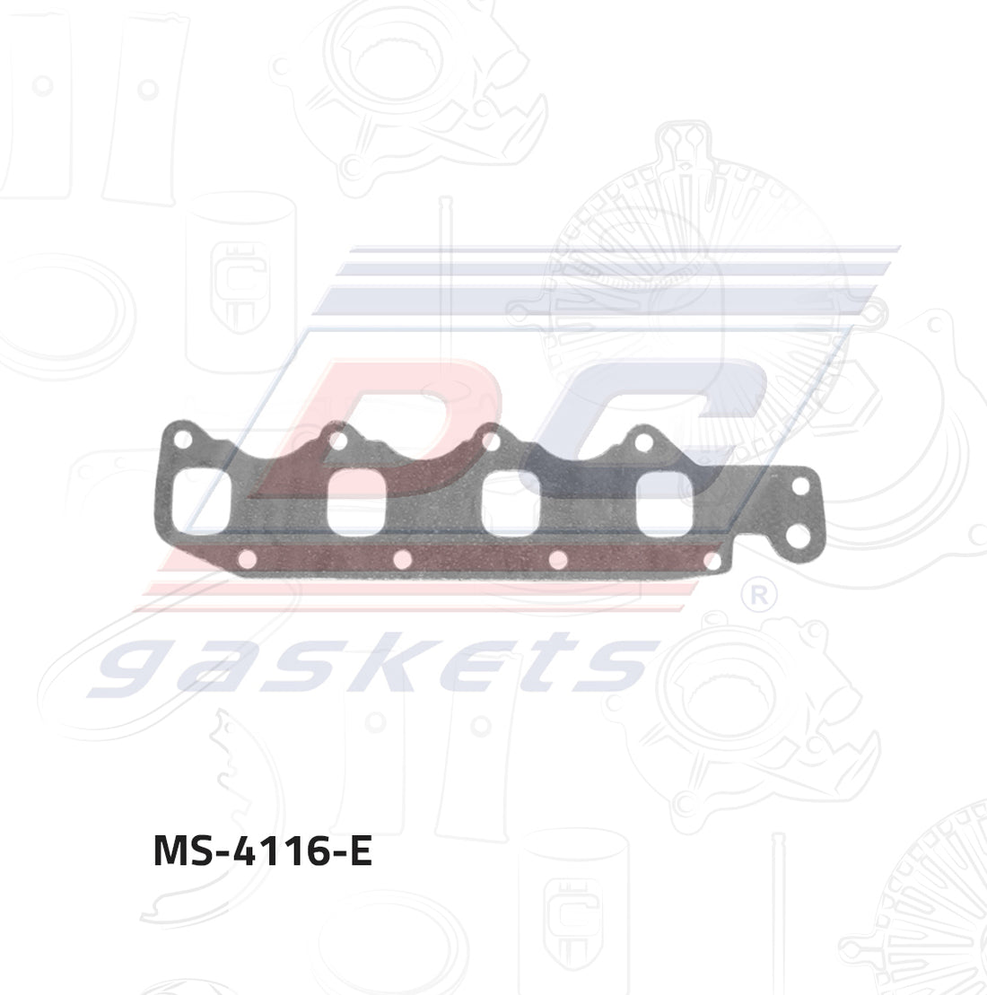 Empaque de múltiple Escape MS-004116-E DC GASKETS