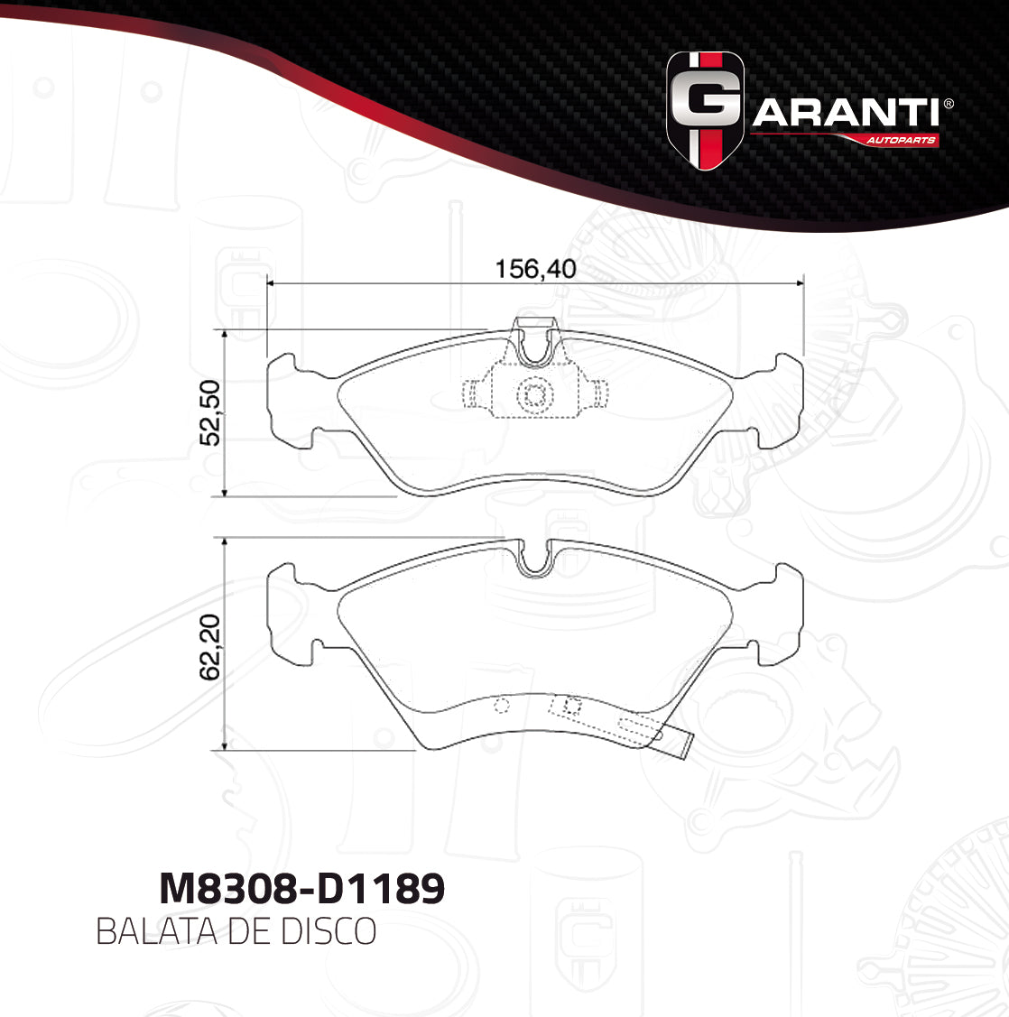 Balata Garanti M8308-D1189