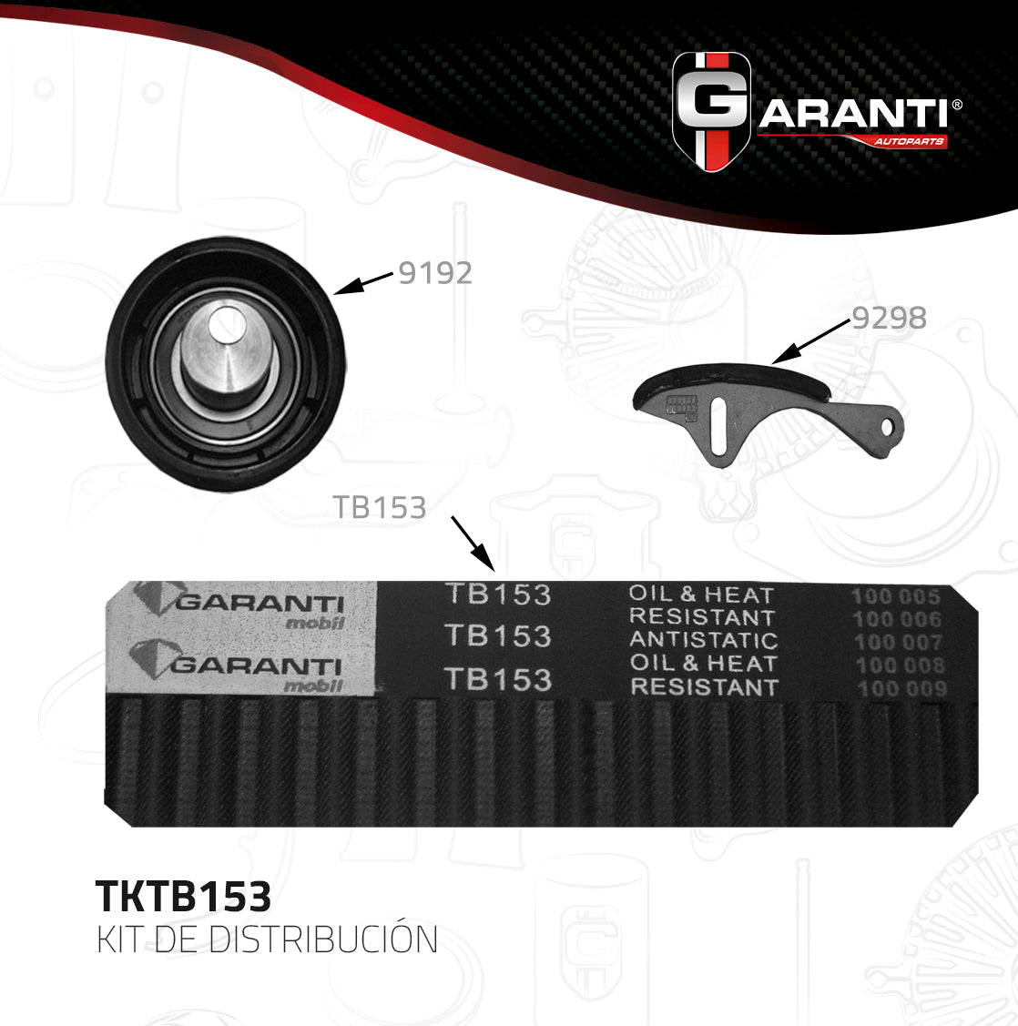 Kit Distribucion Garanti TKTB153