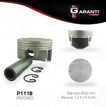 Pistones P1118-040 (GARANTI)