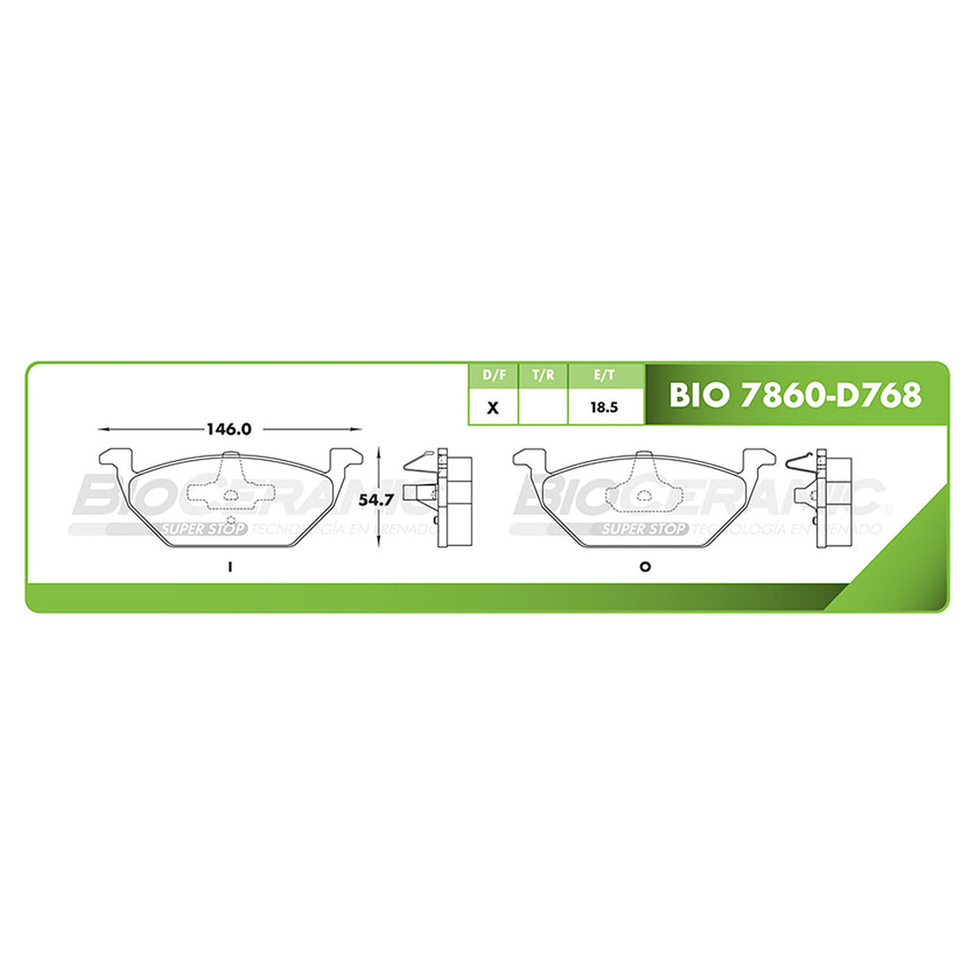 Balata Bioceramic BIO-7860-D768 - foto del producto