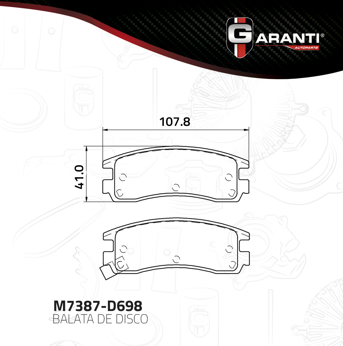 Balata Garanti M7387-D698