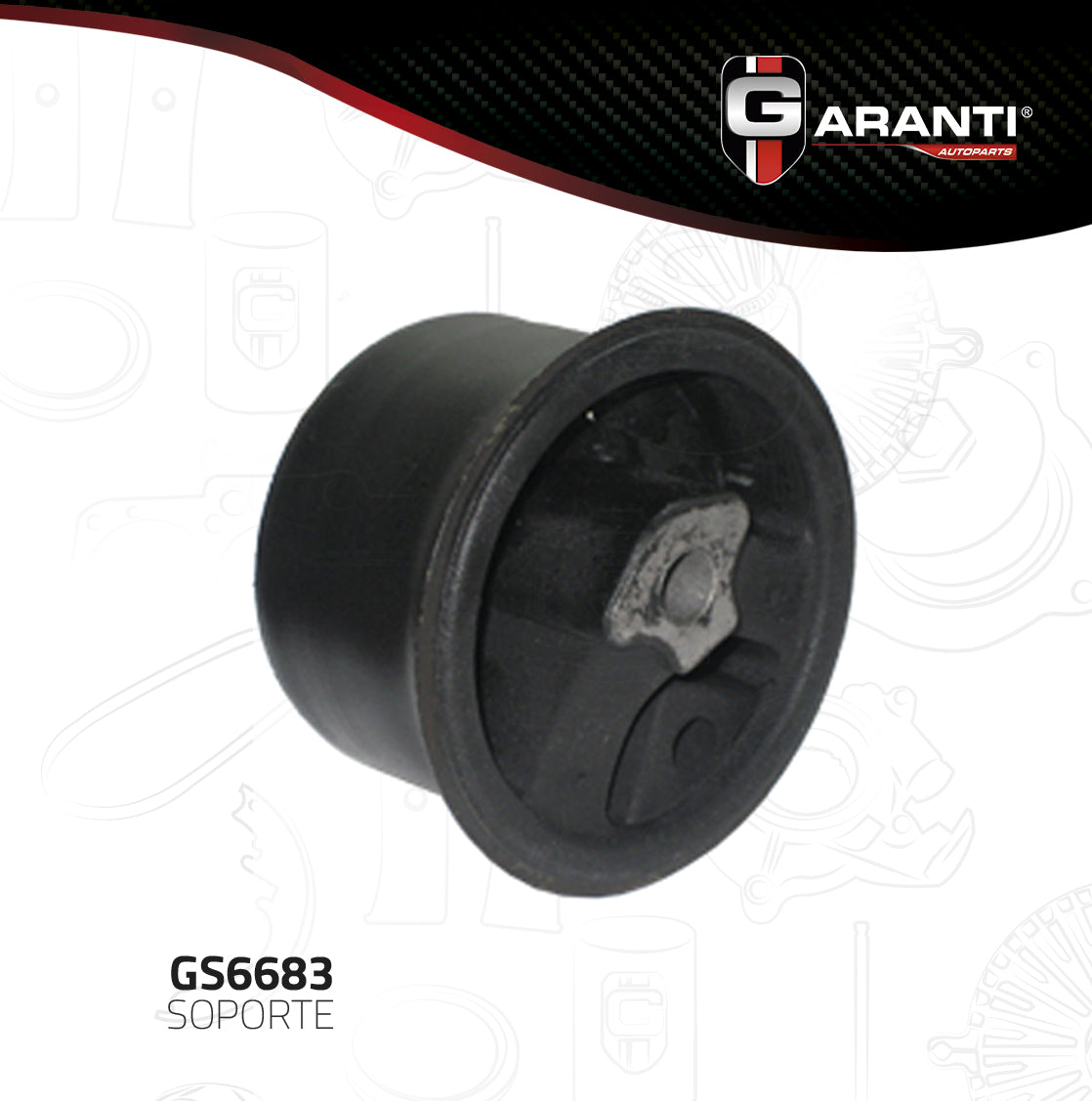 Repuesto De Soporte De Motor Para Motor Frontal Garanti GS6683