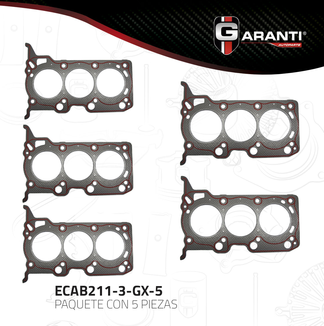 Empaque Cabeza Garanti ECAB211-3-GX-5