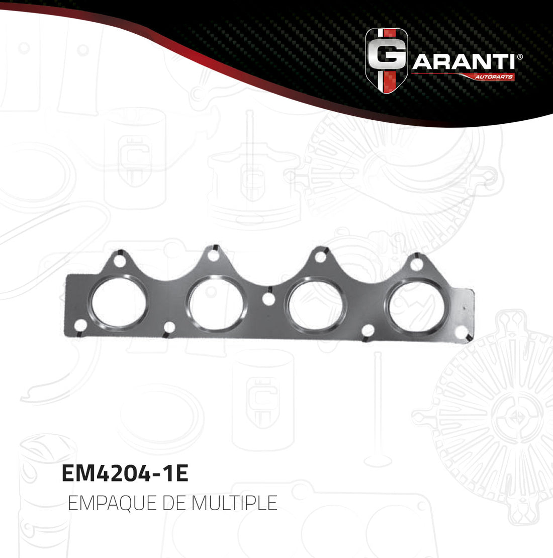 Empaque de múltiple admisión EM4204-1E GARANTI