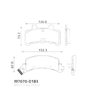 Balata Garanti M7070-D183