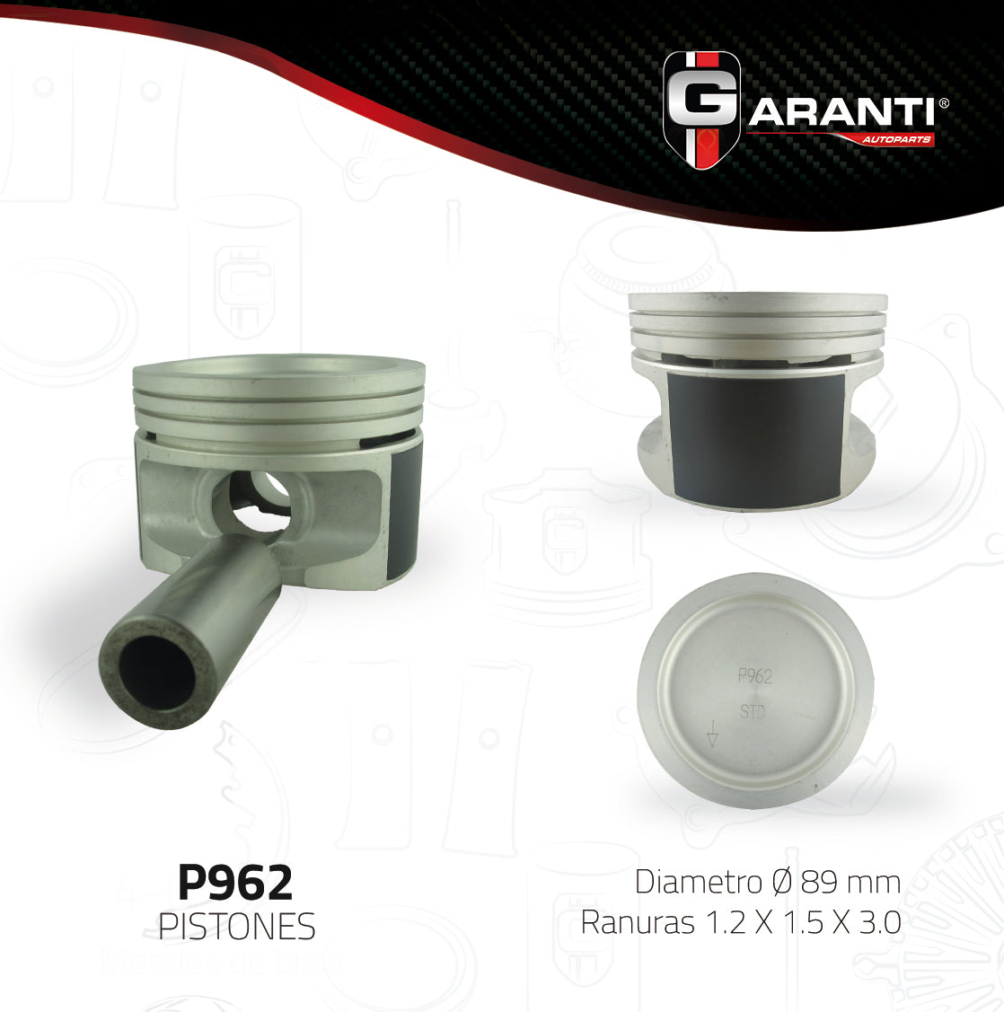 Pistones Garanti P962-040