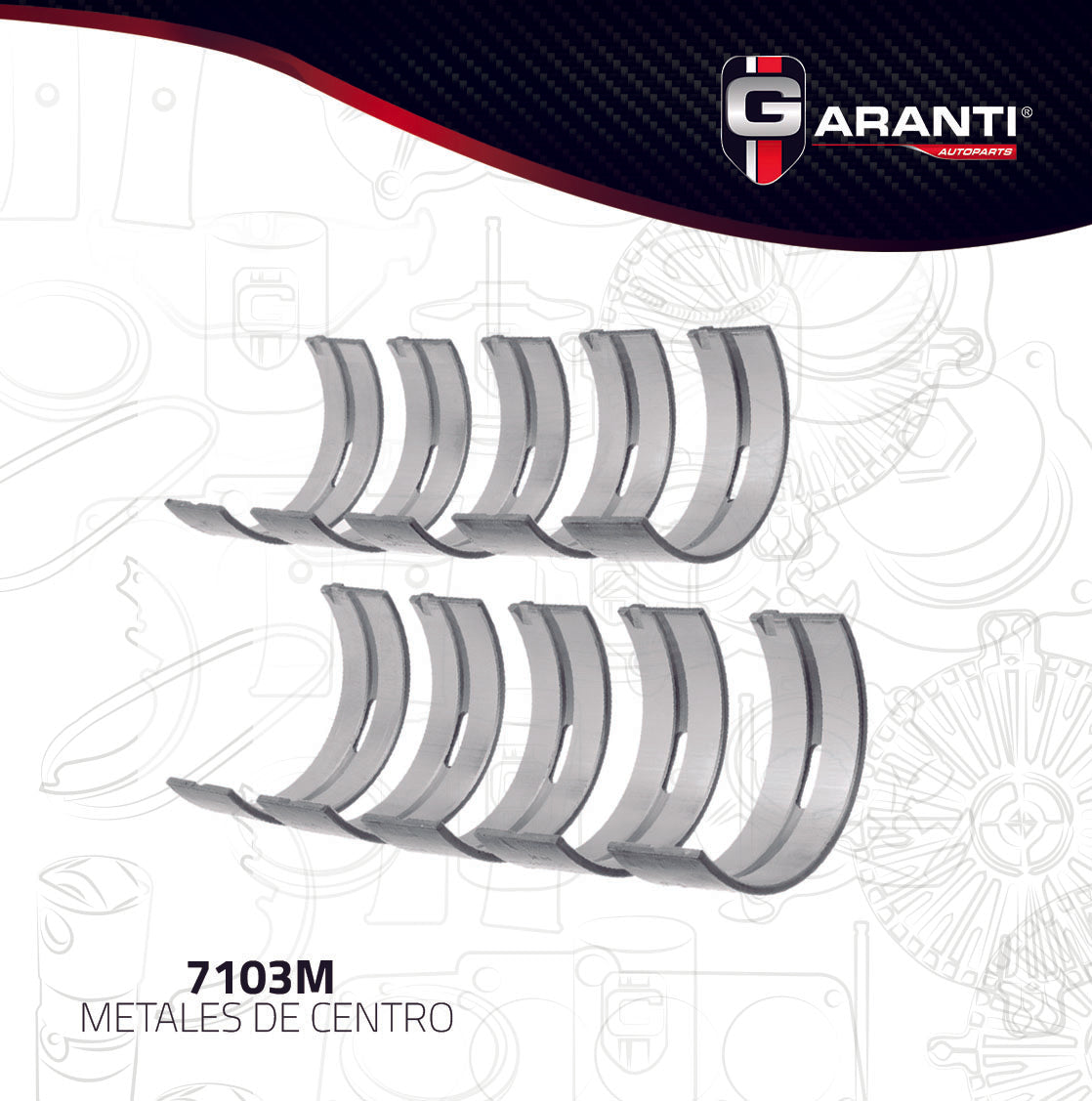 Metales Centro Garanti 7103MSTD