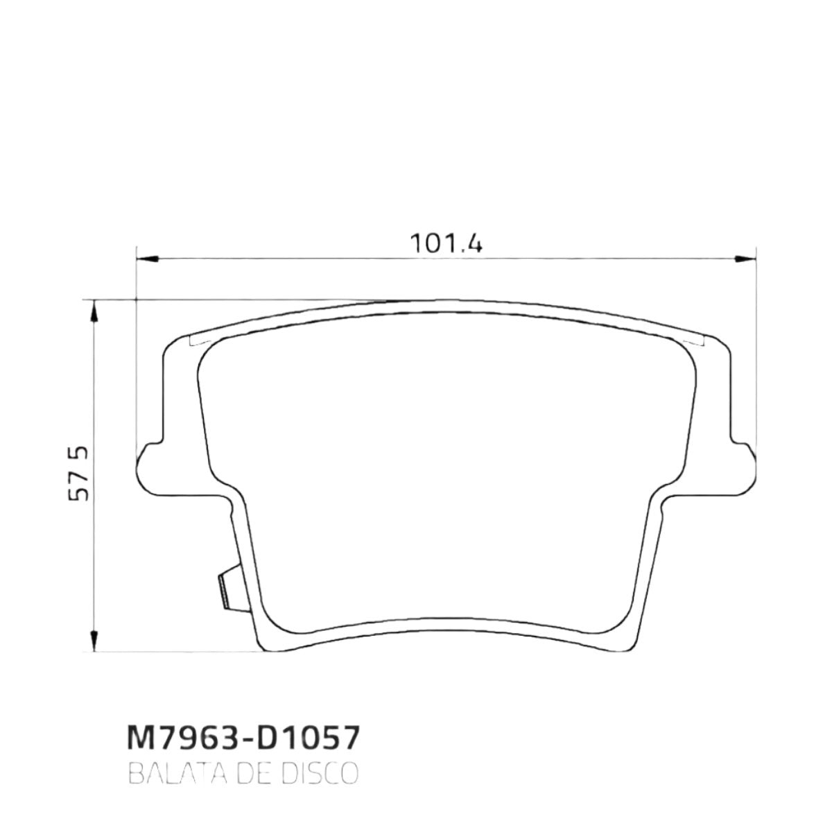 Balata Garanti M7963-D1057