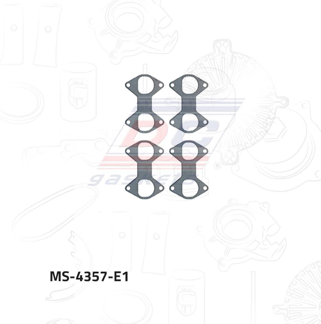 Empaque de múltiple Escape MS-004357-E1 DC GASKETS