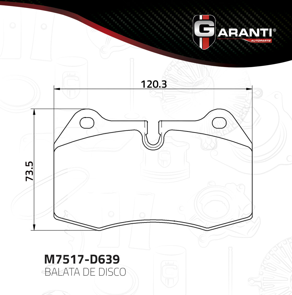 Balata Garanti M7517-D639