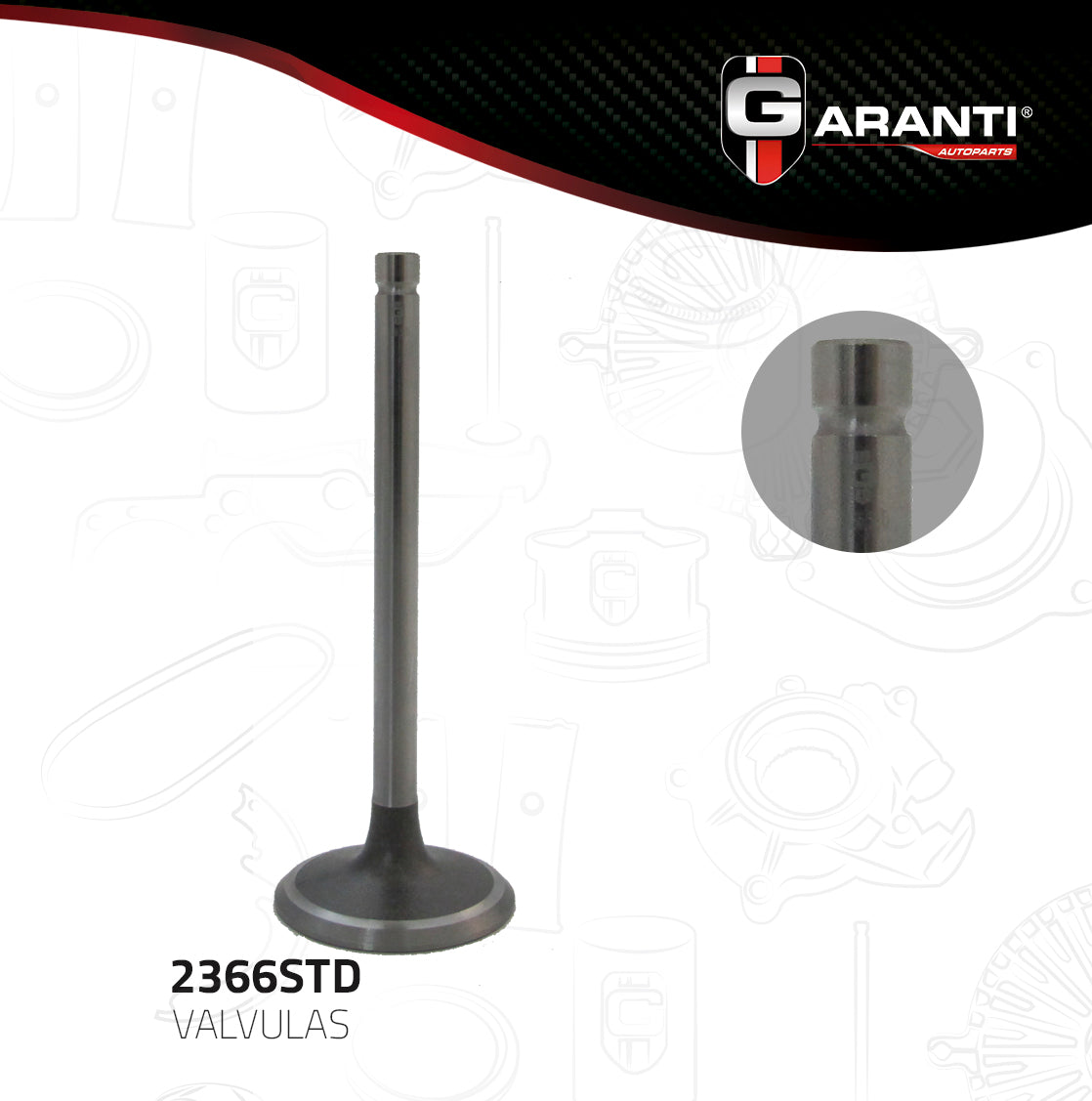 Valvula Admision Garanti 2366STD