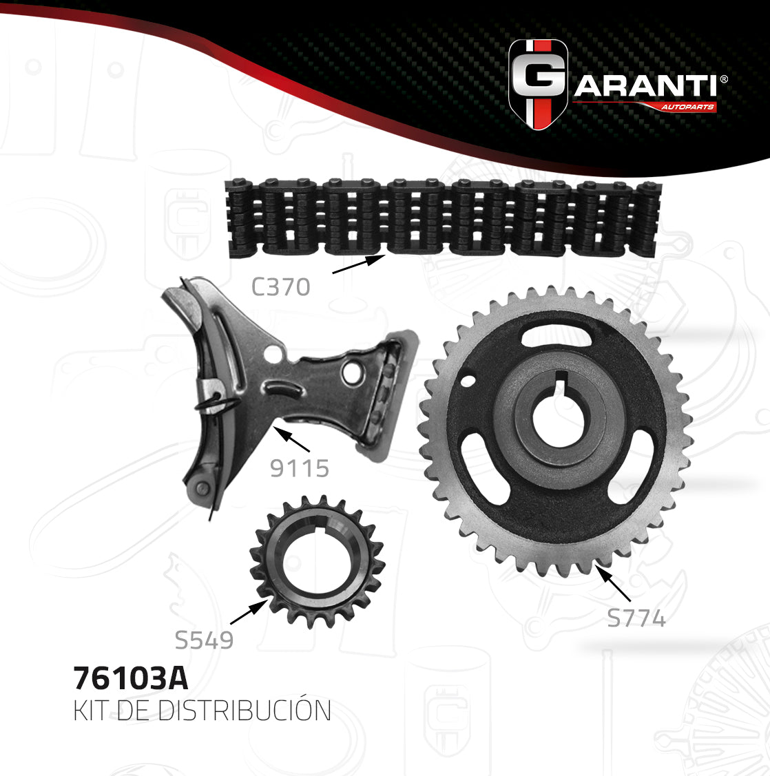 Kit Distribucion Garanti 76103A