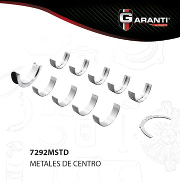 Metales de centro 7292MSTD (GARANTI)
