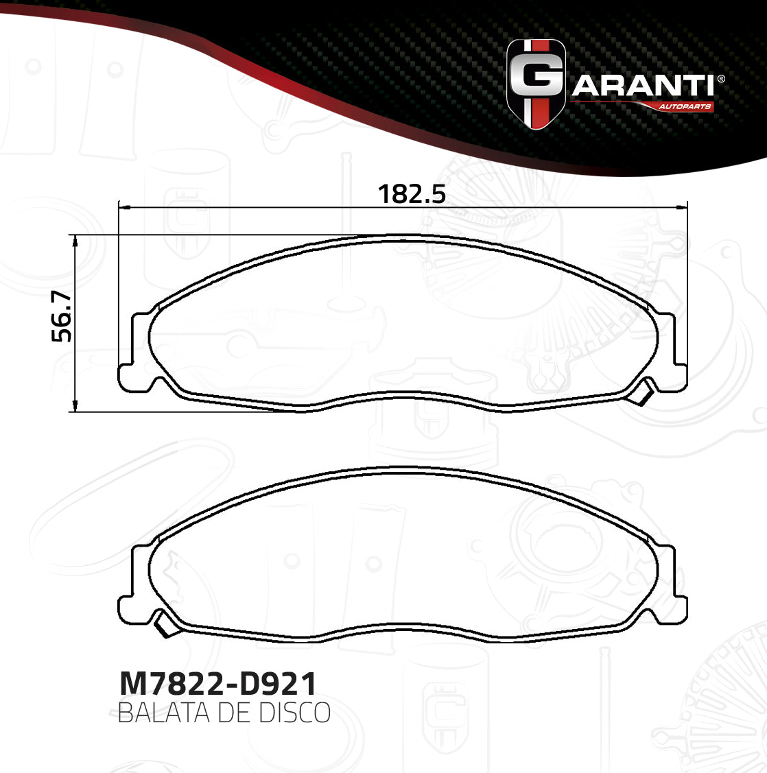 Balata Garanti M7822-D921