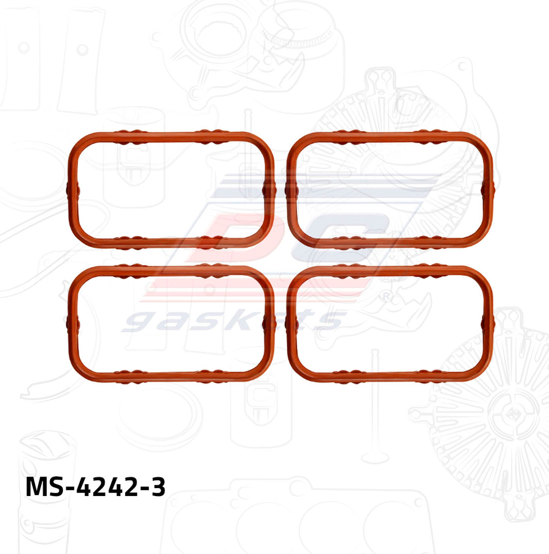 Empaque de múltiple pleno MS-004242-3 DC GASKETS