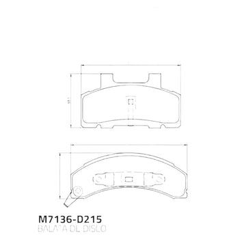 Balata Garanti M7136-D215