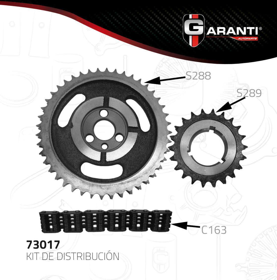 Kit Distribucion Garanti 73017