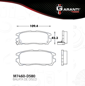 Balata Garanti M7460-D580