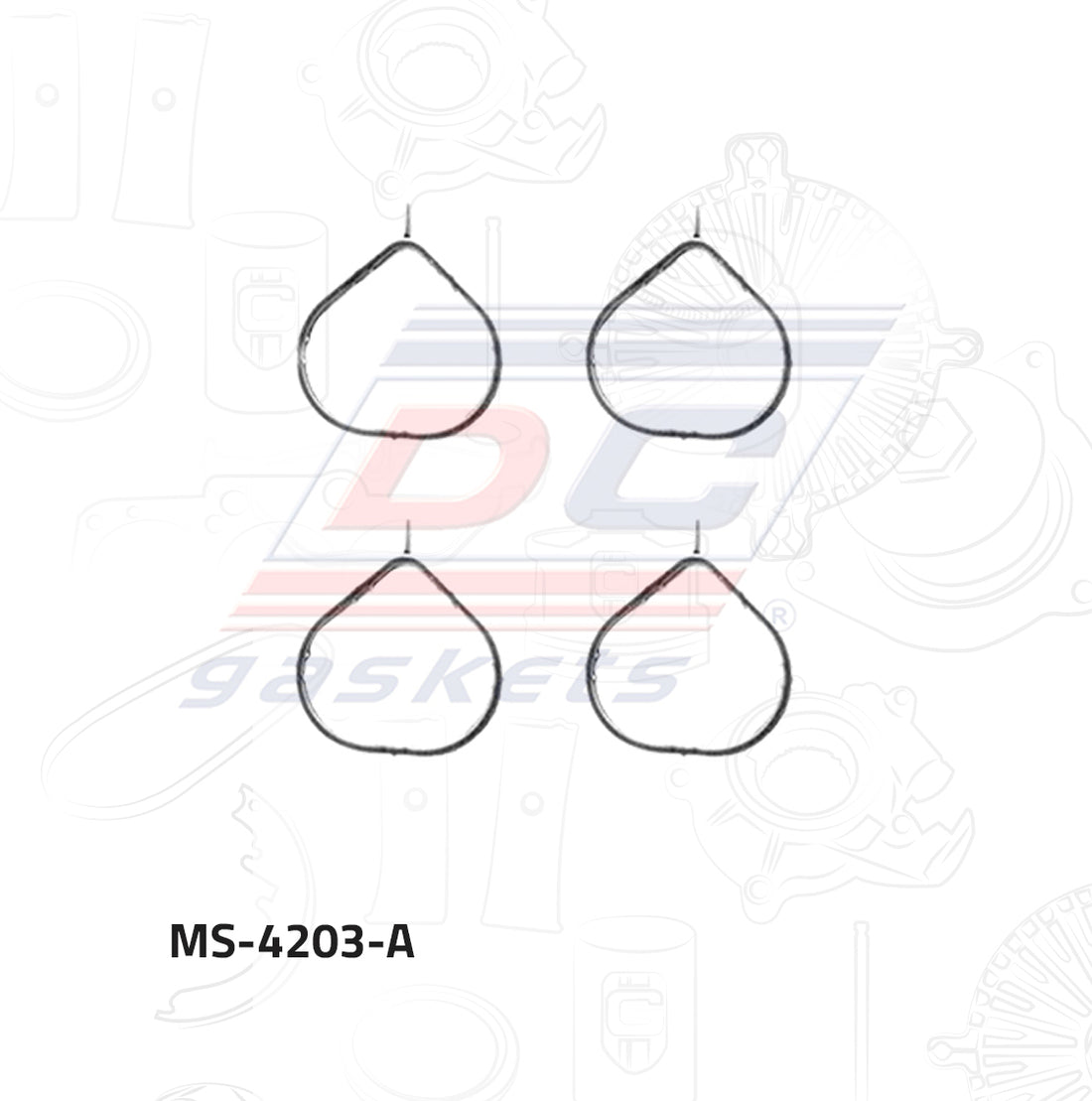 Empaque de múltiple admisión MS-004203-A DC GASKETS