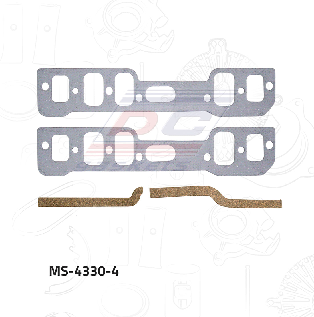 Empaque de múltiple admisión MS-004330-4 DC GASKETS
