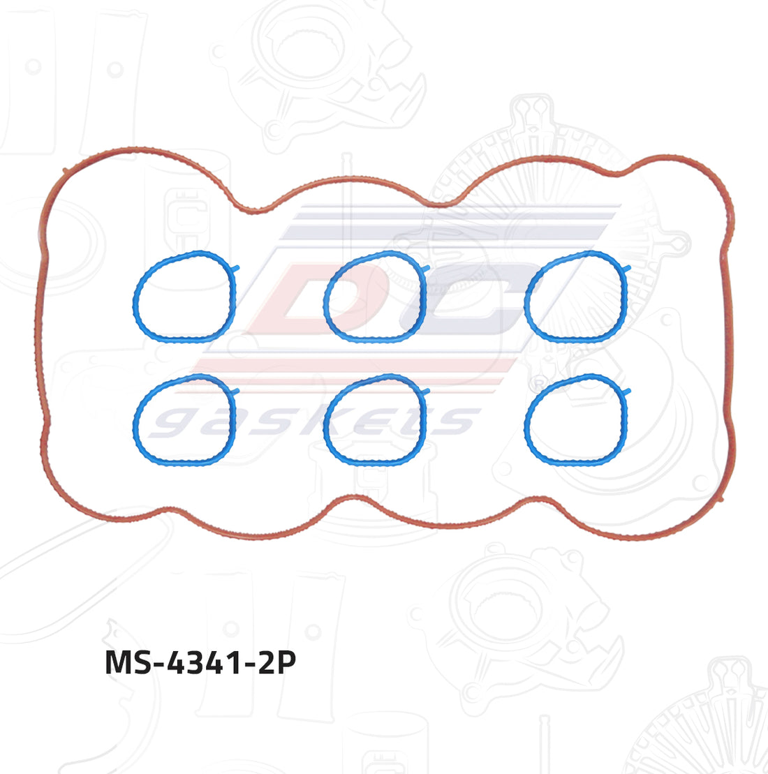 Empaque de múltiple MS-004341-2P DC GASKETS