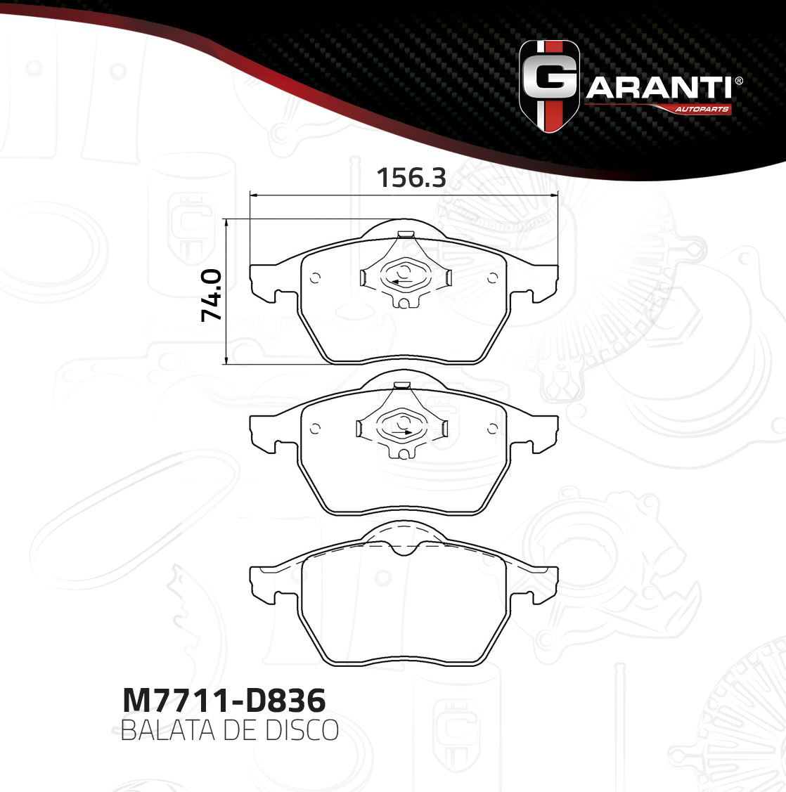 Balata Garanti M7711-D836