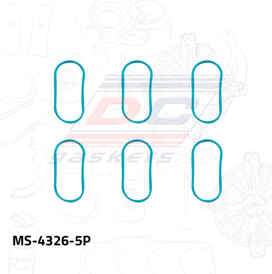 Empaque de múltiple Escape MS-004326-5P DC GASKETS